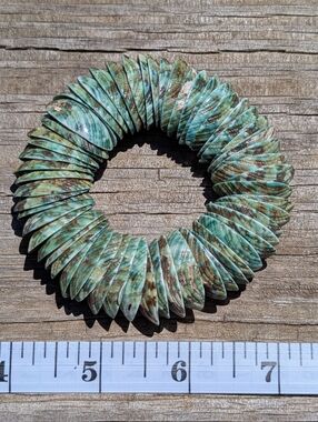 Turquoise Turbo Shell Bead Bracelet